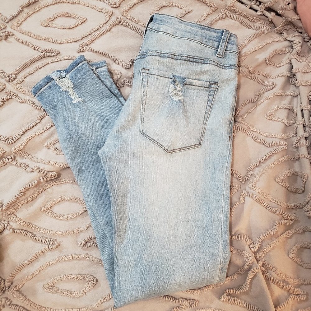 EUC Mid Rise Distressed Jegging